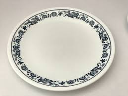 Vintage Corelle Corning Old Town Blue 3-Saucers & 1-Salad Plate ~ Lot of 4 | eBay