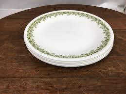 Vintage Lot of 5 Corelle Crazy Daisy White & Green 8.5 ...