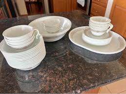 Vintage Corelle Woodland Brown 40 piece serving and dining set - never used!