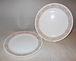 Mid Century Vintage Pyrex Milk Glass Woodland Brown 10 ...