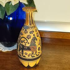 Art | Handpainted Korinthian Greecian Vase | Poshmark