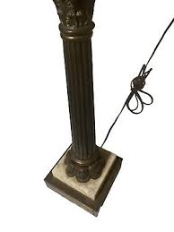 Vintage Heavy 3 Arm Bouillotte Table Lamp Art Deco Candelabra Twisted Arms | eBay