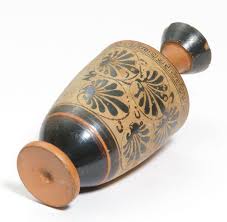 Sold at Auction: WHITE-GROUND LEKYTHOS WITH PALMETTE DECORATION