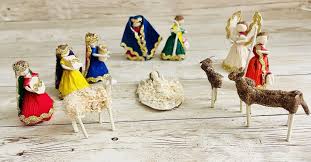 Mini Mexican CORNHUSK NATIVITY 10 Pcs Nacimiento ...