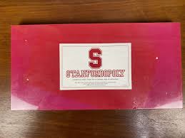 Vintage 1989 Monopoly Board Game Stanford University 1st ...