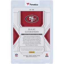 Isaac Guerendo San Francisco 49ers Autographed 2024 Panini ...
