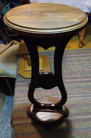 Walnut and Oak Oval Top Plant Stand (PS11) | eBay