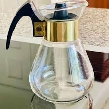 Vintage Corning Brand Carafe With Stand - Etsy