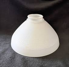 Lg 10" Vintage Mid Century White Milk Glass Torchiere Floor ...