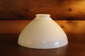 Antique 1950's Corning Milk Glass Lamp Shade - Etsy