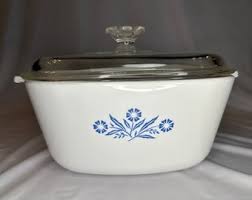 Vintage Corning Ware P-2 1/2-B Blue Cornflower Casserole 2 1/2 QT W/ Pyrex Lid - Etsy