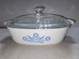 Vtg Corning Ware Cornflower Blue & White Casserole P-1-B Glass Lid E-10 1 Qt | eBay