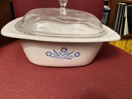 Vintage Corning Ware Blue Cornflower 5 QT Dutch Oven ...