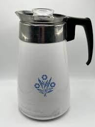 Vintage CorningWare Stovetop Percolator 9 Cup Complete ...