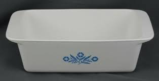 Corning Ware Blue Cornflower P-315-B Loaf Pan - 9" x 5" x 3" Dish Microwave 2 QT | eBay