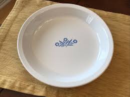 VINTAGE Corning Ware Blue Corn Flower P-309 Pie Plate 9”x1 ...