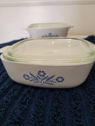 ONE QUART Corning Ware casserole dish in Cornflower Blue ...