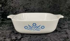 Corning Ware 1 Qt Blue Cornflower Casserole Dish No Lid P-1 ...