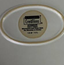 Corning Creations KHAKI Beige Rectangular , Matte Stoneware ...