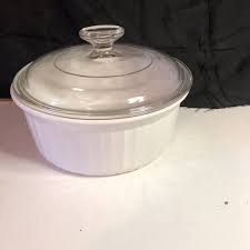 CORNING WARE FRENCH WHITE Casserole F-5-B 1½ Quart 1.6 L w ...