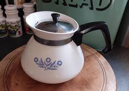 Vintage Pyrosil 6 Cup Coffee Pot. Vintage Corn Flower Coffee ...