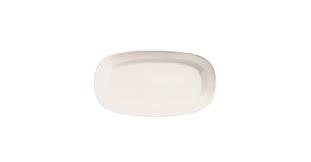 Libbey BW-1125 Basics 10" x 5 1/2" Bright White Oval ...