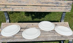 Vintage Homer Laughlin China Oval Platters Plates Restaurantware Heavy Duty Dishes Pink Flowers HLC Plate Set Mix Match China Wedding Decor - Etsy