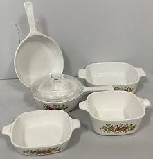 Corning Ware Spice of Life 6 Piece Set Petite - Skillet - Saucepan - Casserole | eBay Australia
