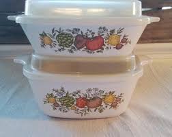 Vintage Corning Ware Spice of Life Casserole Dishes With ...