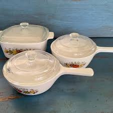 Corning . Vintage Corning Casserole Set . Spice of Life. - Etsy