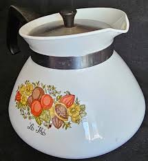 Vintage Corning Ware Teapot Spice of Life "Le The" 6 Cup P ...