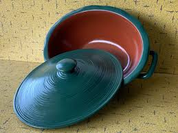 Corningware Corning Ware Stoneware Oval Casserole / Baking Dish - Hunter Green W/ Terracotta Brown Inside - 2qt/1.9l - 8.5"x11.5" - AS NEW++ - Etsy Israel