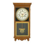 Antique SESSIONS Regulator Wall Clock | Grandview Mercantile