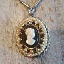 Coro | Jewelry | Vintage Coro Cameo Pendent | Poshmark
