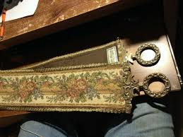 CORONA DECOR COMPANY LARGE FLOWERED TAPESTRY TABLE RUNNER W ...