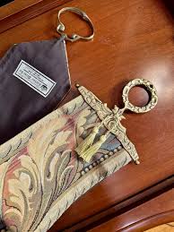 Vintage Corona Decor Tapestry Wall Hanging: Brass Wine ...