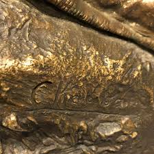 Patinated Bronze Figure of a Native American Scout by Carl ...