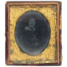 Antique Tintype & Wood Leather Case. For Sale at Ruby Lane
