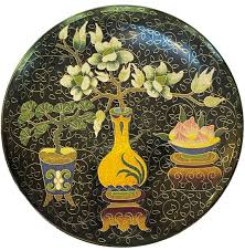 Lovely VTG 5” Round Tin Floral Container Made In England Designer DAHER 11101 | eBay