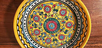 Serrv Fair Trade West Bank Al Salam Glass & Pottery Hand Made 7 1/2" Bowl (NEW) | eBay