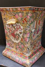 Vintage Rose Medallion Cache Pot Vase – ATTIC FANATIC