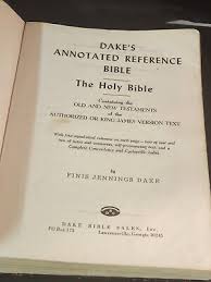 Vintage Dake's Annotated Reference Bible 1963 Original ...