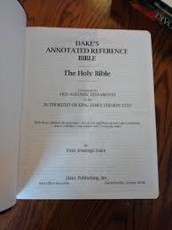 KJV Dake's Annotated Reference Bible LARGE PRINT Black ...