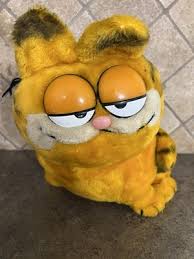 Vintage VTG Dakin 1981 Garfield Sitting Plush 10 Inch ...