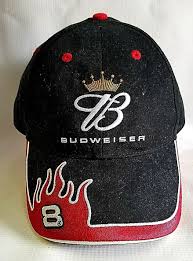 NASCAR Dale Jr. Budweiser #8 Embroidered Baseball Cap ...