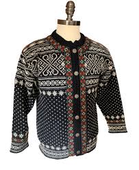 Dale of Norway, Norwegian Wool Cardigan Ski Sweater-size ...