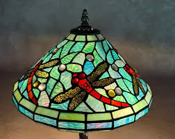 12” Dragonfly Tiffany Table Lamp, Home Decor, Handmade ...