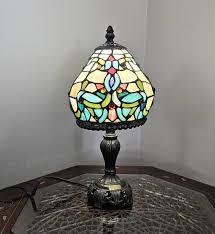 Dale Tiffany Stained Glass Table Lamp Antiques Roadshow - Etsy
