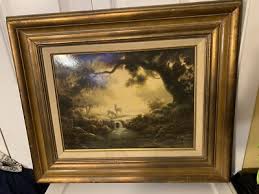 Dalhart Windberg Woodland Reflections Morning Mist Framed 24 ...