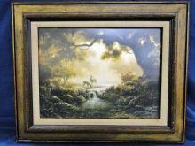 Sold at Auction: Dalhart Windberg, "Woodland Reflections" by ...